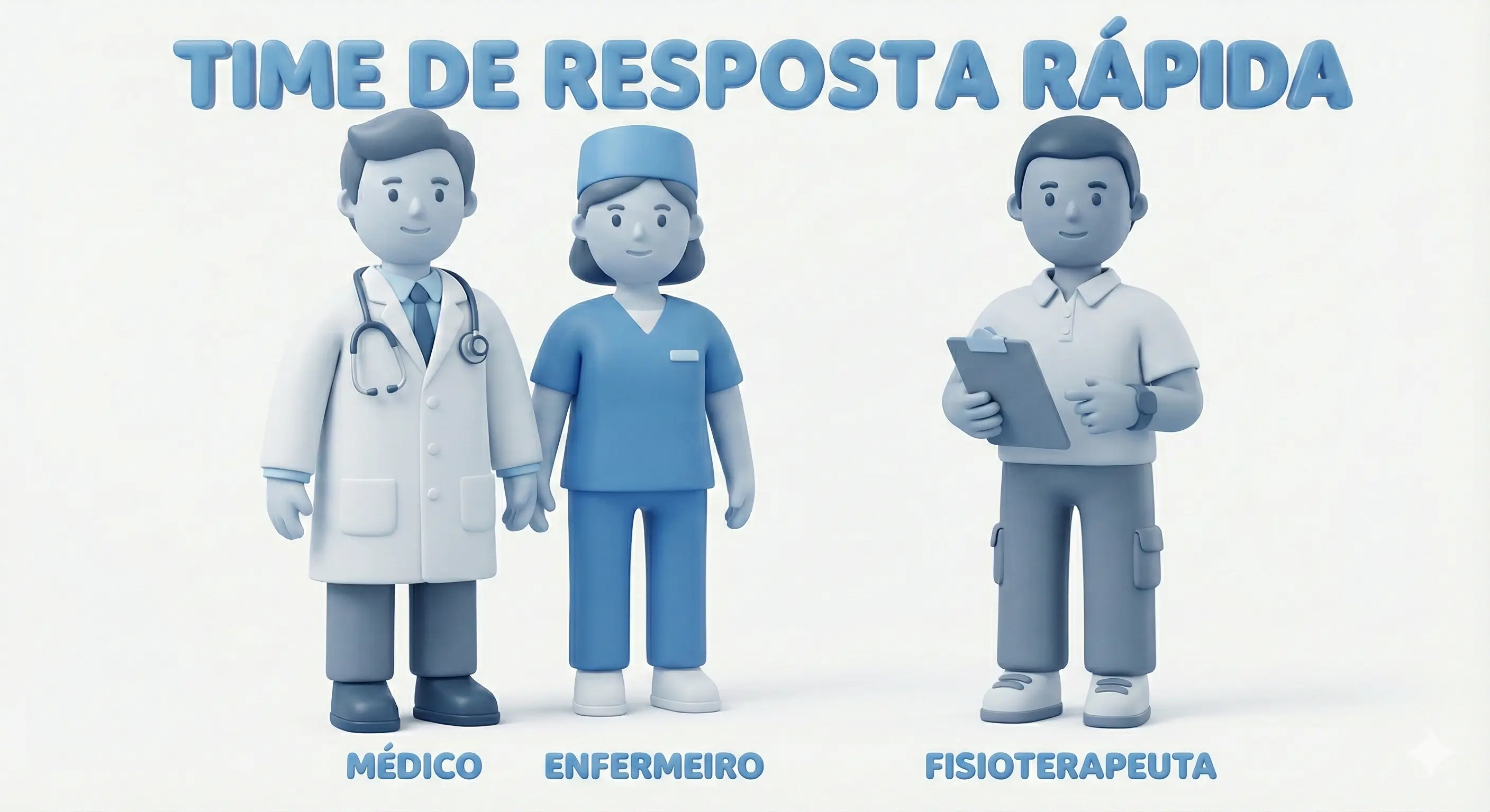 Equipe do Time de Resposta Rápida no Hospital